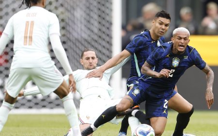 Brasil joga mal e perde de 2 a 1 para a França nos EUA