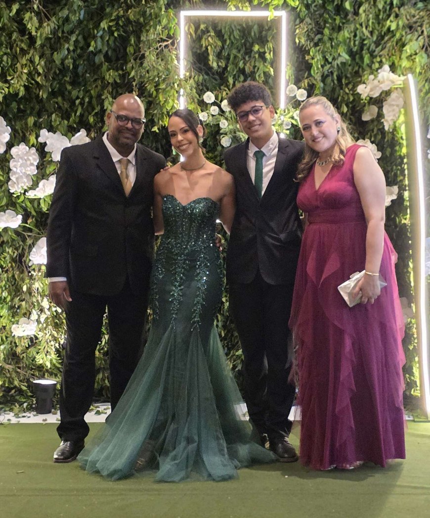 A formatura da Dra. Maria Cecília G. Martins