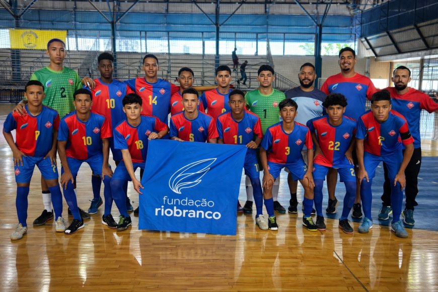 Fundação Rio Branco conquista classificação histórica para a Taça Brasil Sub-17 de Futsal