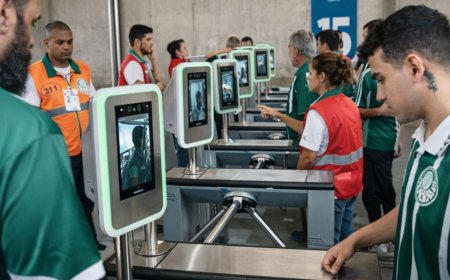 Reconhecimento facial amplia público nos estádios e reforça segurança