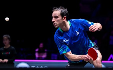 Hugo Calderano avança para quartas da Copa do Mundo de tênis de mesa