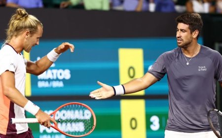 Rafael Matos e Orlando Luz vão às quartas de duplas do ATP de Munique
