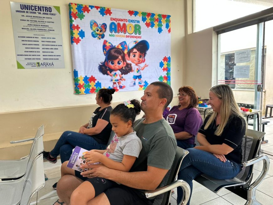 Abril Azul: Unidades de saúde de Araxá promovem ações com foco no autismo