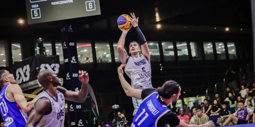 Seleção masculina se classifica para Copa do Mundo de basquete 3x3