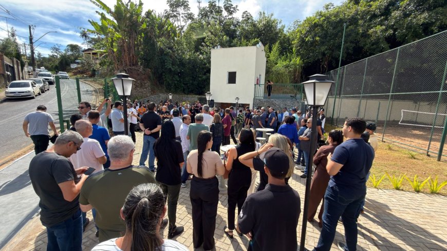 Inaugurada a revitalização da Praça da Banheira em Araxá