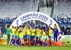 Brasil derrota Argentina e é campeão Sul-Americano Sub-17 feminino
