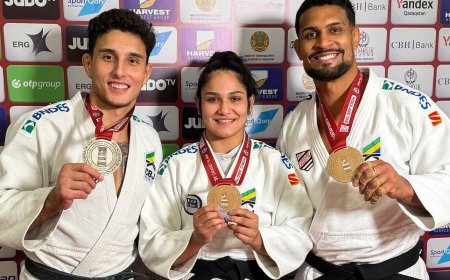 Brasil conquista sete medalhas no Grand Slam de Astana no Cazaquistão