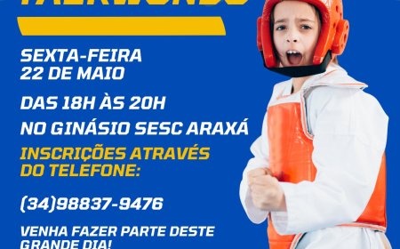 Festival de Taekwondo Sesc Araxá 2026