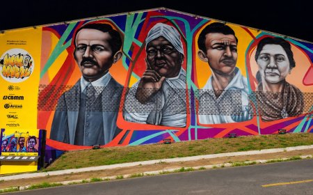 Projeto Memomural transforma ginásios de Araxá em galerias de arte a céu aberto