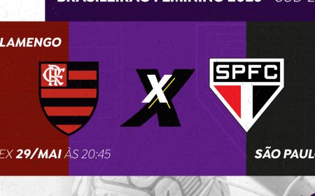 Brasileirão Feminino Sub-20: TV Brasil transmite Flamengo X São Paulo