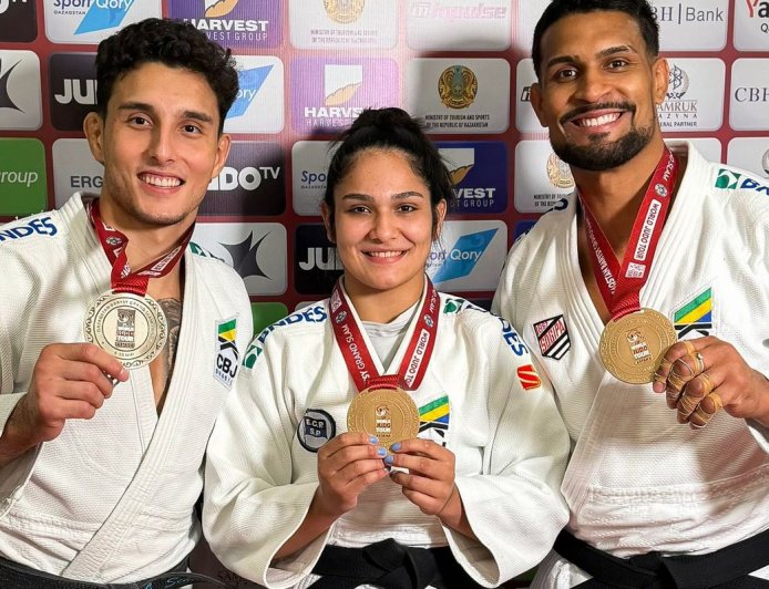Brasil conquista sete medalhas no Grand Slam de Astana no Cazaquistão