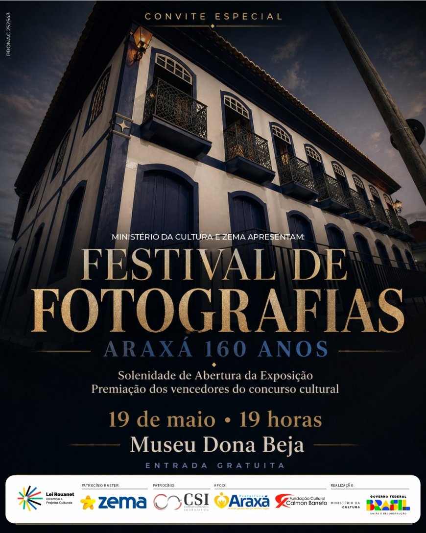 Exposição Fotográfica reúne imagens inéditas de Araxá