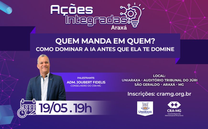 Inovação no mercado de trabalho é tema de evento em Araxá