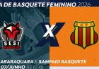 TV Brasil transmite Sesi Araraquara x Sampaio Basquete neste domingo