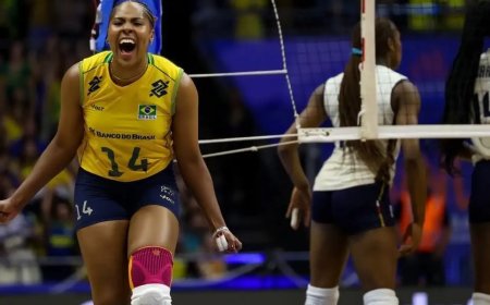 Brasil sofre, mas bate Itália por 3 sets a 2 na Liga das Nações