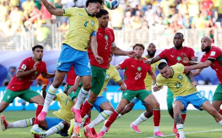 Brasil sofre com Marrocos e estreia na Copa do Mundo com empate