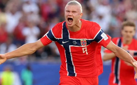 Noruega goleia Iraque em retorno à Copa; Haaland marcou dois gols