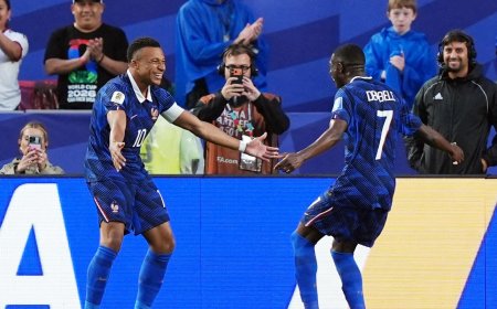 Depois de chuva e pausa, França de Mbappé não dá chances ao Iraque