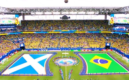 Brasil vence Escócia e avança na Copa do Mundo como líder do grupo