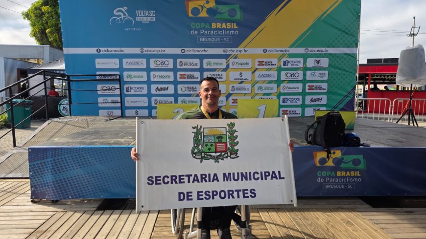 Atleta de Araxá participa da 1ª etapa da Copa Brasil de Paraciclismo