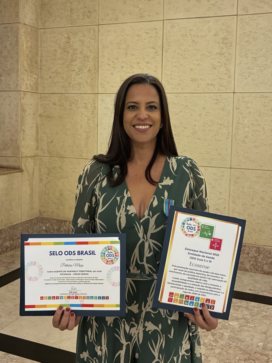 Ecosense – Araxá recebe Selo ODS Brasil e coloca MG no mapa da Agenda 2030